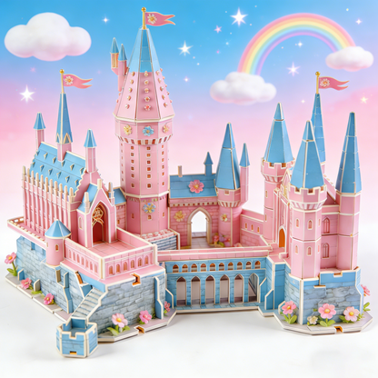 Dream Princess Castle 3D Wooden Puzzle
